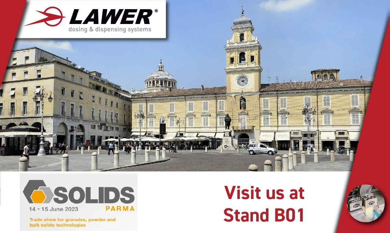 Lawer alla fiera SOLIDS, Parma, dal 14 al 15 giugno 2023