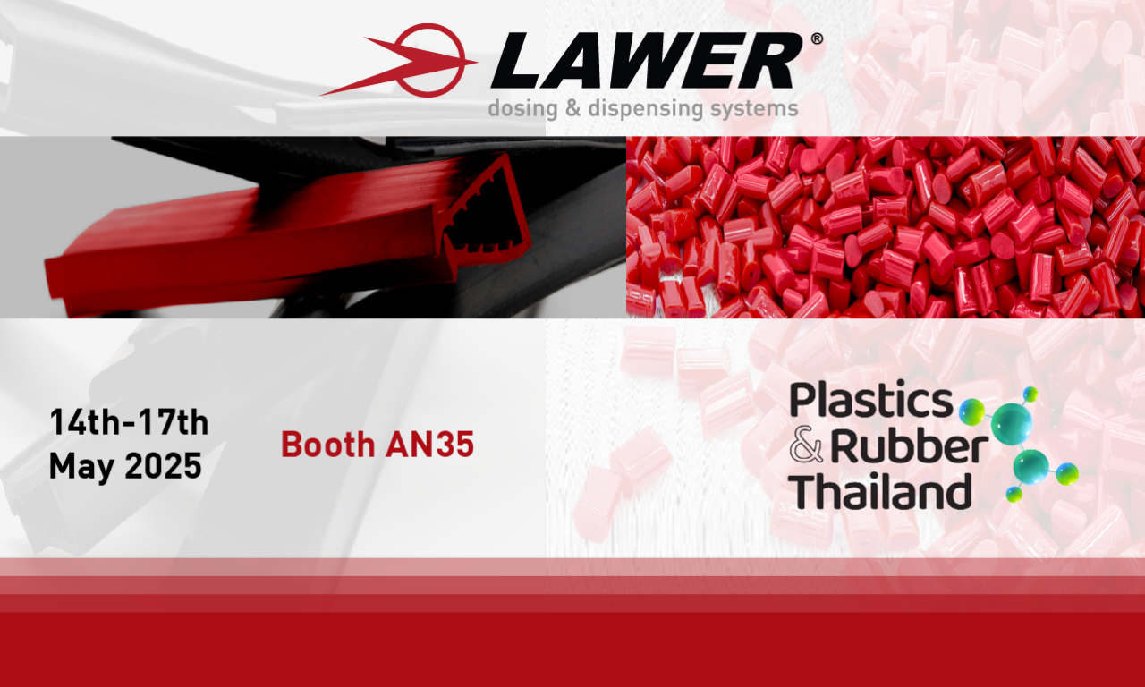 Lawer alla fiera Plastics & Rubber Thailand, a Bangkok, dal 14 al 17 maggio 2025
