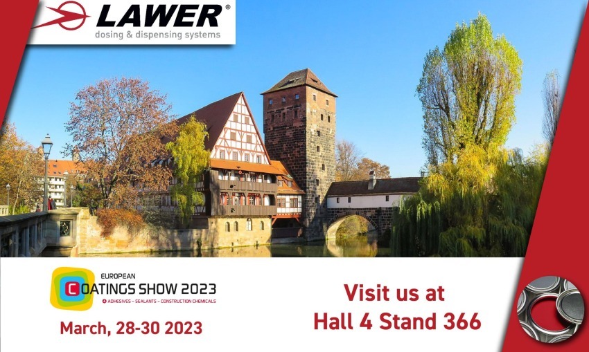 LAWER alla fiera European Coating Show - Norimberga 2023