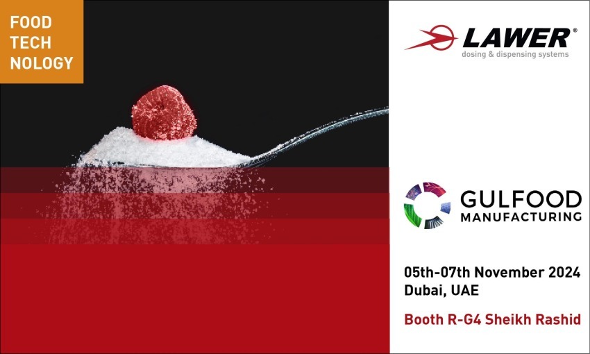 Lawer at GULFOOD MANUFACTURING exhibition, Dubai, from 7th to 9th November 2024