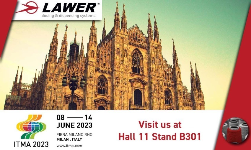 Lawer alla fiera ITMA Milano - Dall'8 al 14 giugno 2023