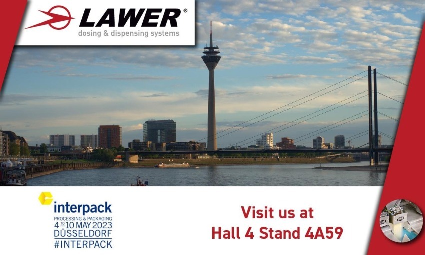 Lawer alla fiera INTERPACK - Düsseldorf dal 4 al 10 maggio 2023