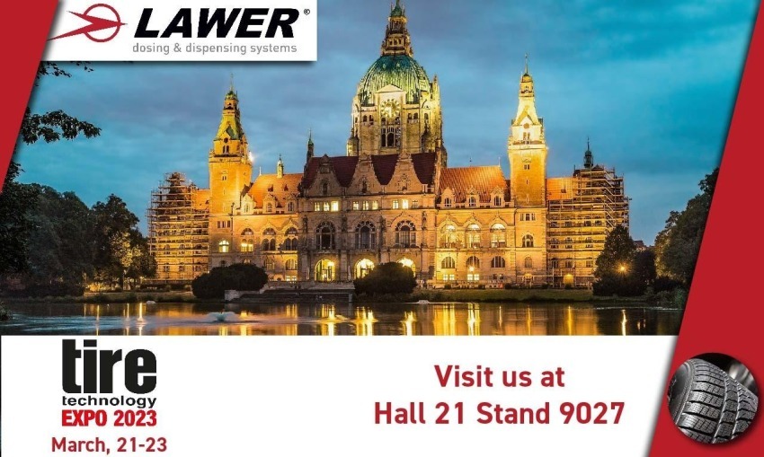 LAWER alla fiera Tire Technology Expo - Hannover