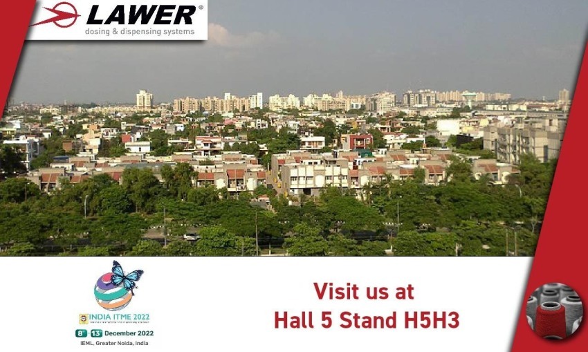 Lawer alla fiera INDIA ITME, Greater Noida, dall'8 al 13 dicembre 202