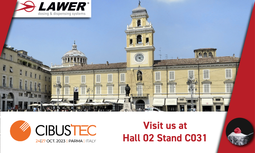 Lawer at the CIBUS TEC exhibition from 24th to 27th of October 2023